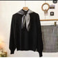 Vintage Scarf Style Sweater