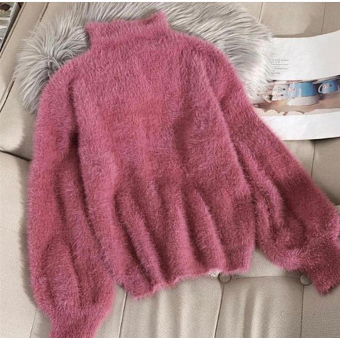 Mohair Fur Pullovers