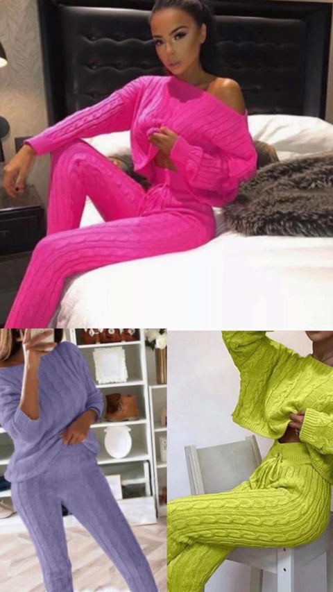 Knitted cords set