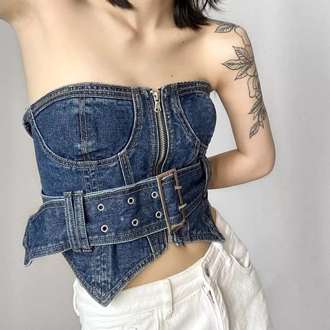 Kolly Denim Corset