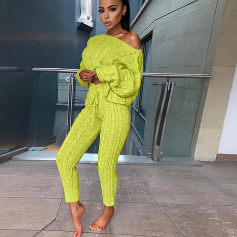 Knitted cords set