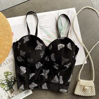Butterfly Black Bustier