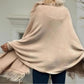 Faux fur shawl