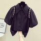 Embellished Puff Sleeve Shirt