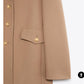 Luxury Coat With Detachable Faux Fur