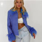 Chyla Leather Fur Jacket