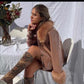 Chyla Leather Fur Jacket