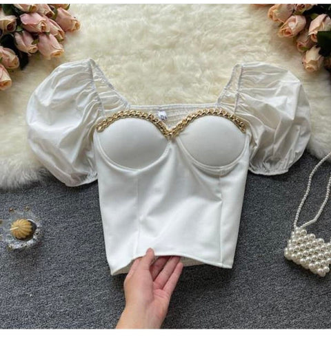 Chain Corset Top