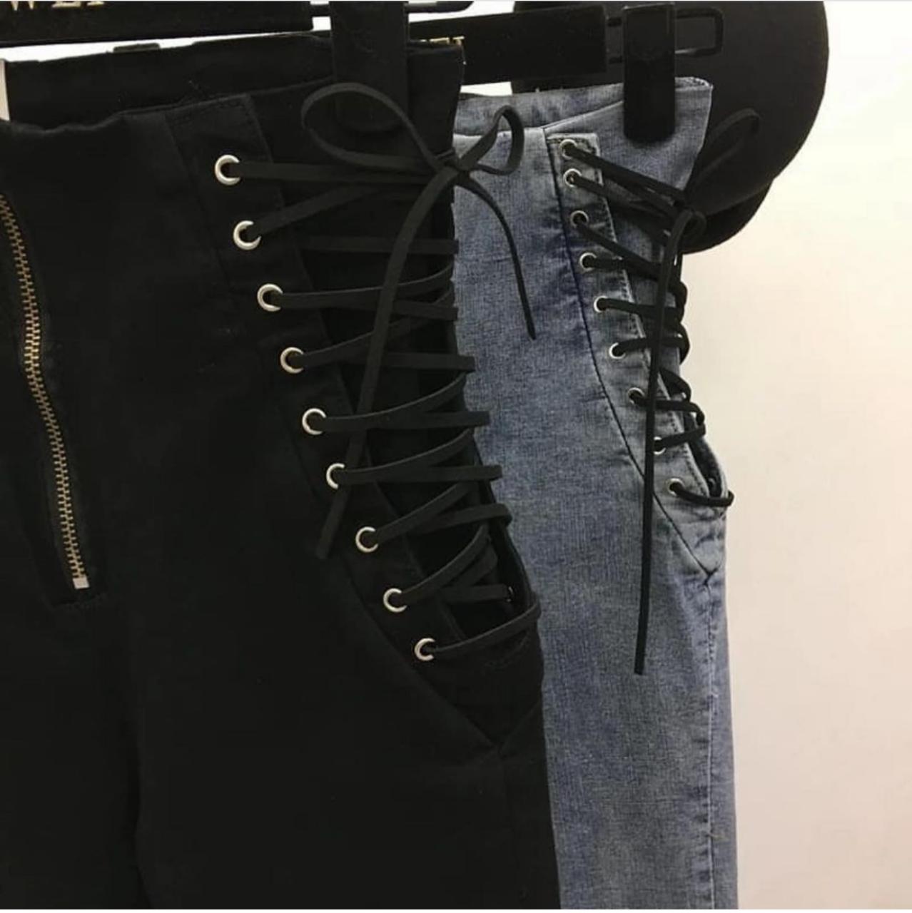 Buckle Up Denim Pants
