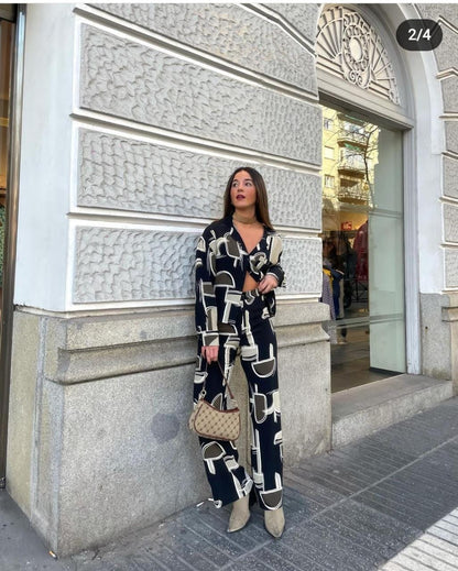 Ellie Printed Cords Set