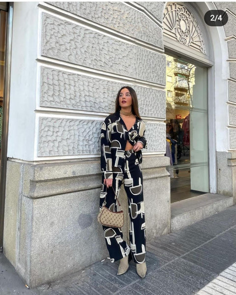 Ellie Printed Cords Set