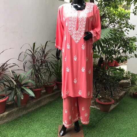 Cotton kurti plazzo sets
