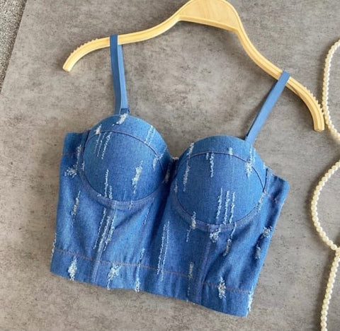 Denim Bustier