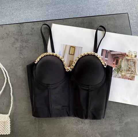 Metal Chain Bustier