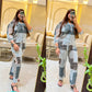 Leopard Printed Cords Set