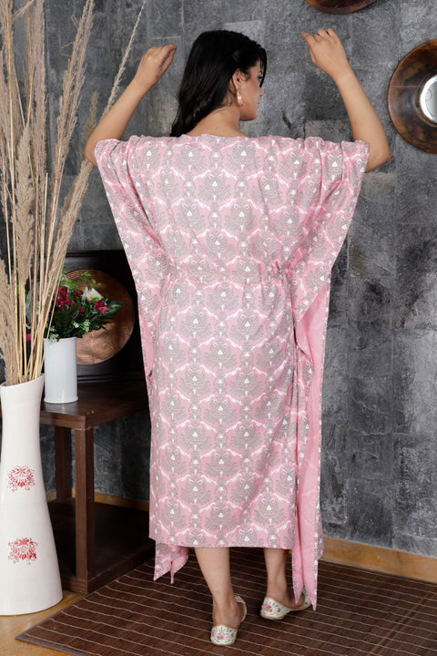 Rayon printed kaftan