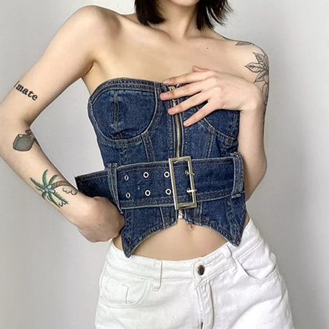 Kolly Denim Corset