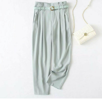 Highwaist belted pants