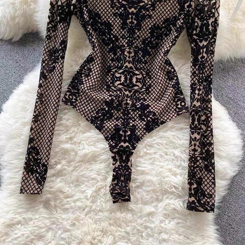 Printed Floral Bodysuit