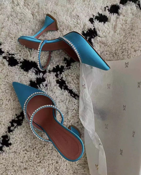 Gilda Crystal Embellished Mules