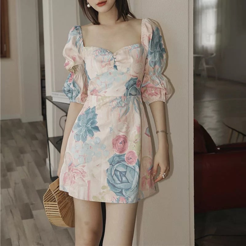 Retro Floral Dress