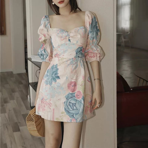Retro Floral Dress