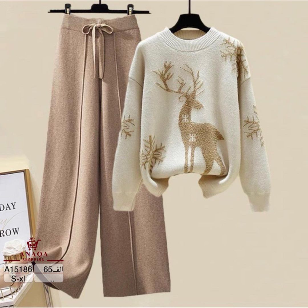 Deer Warm Knitted Cords