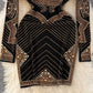 Luxurious Mettalic Beaded Dress