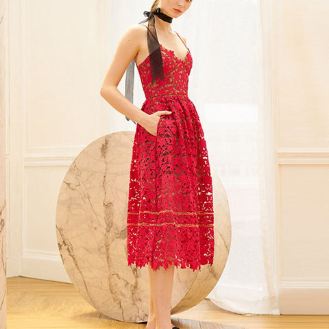 Luxury Lace Work Dress