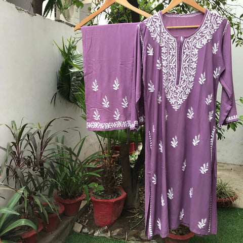 Cotton kurti plazzo sets