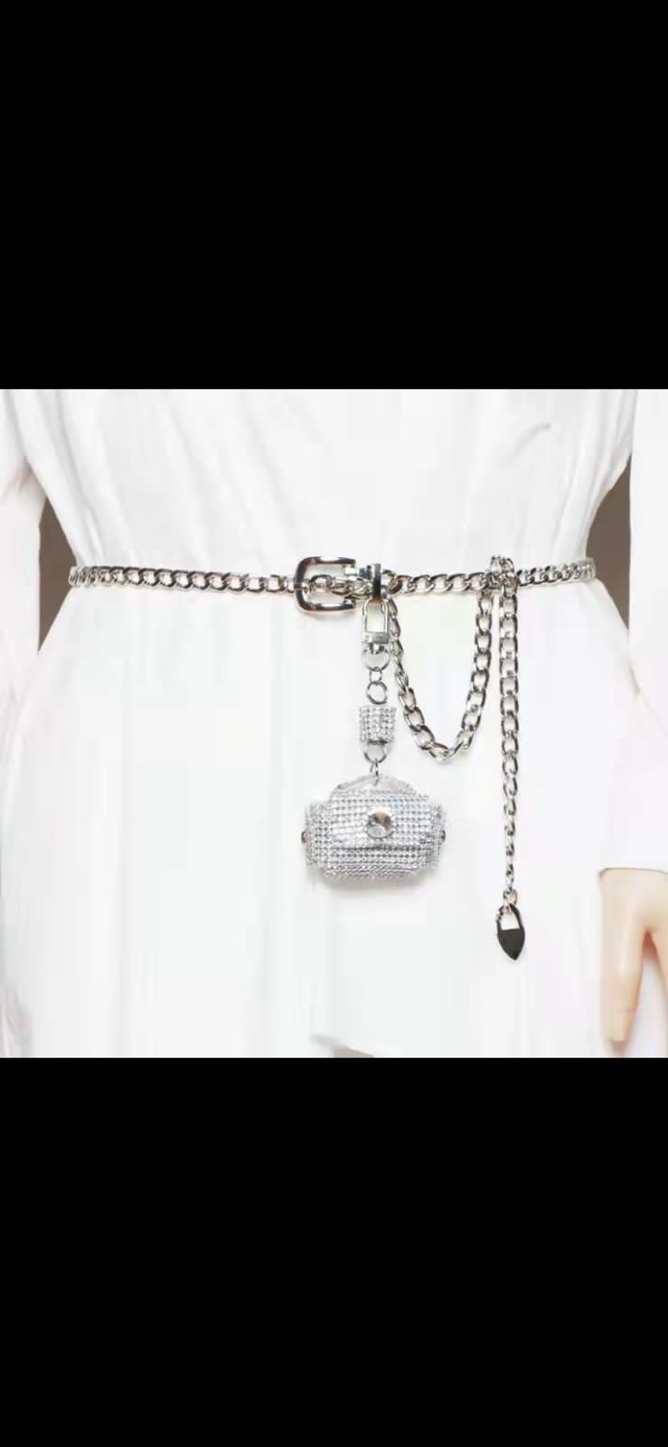 Mini Diamond Chain waist bag