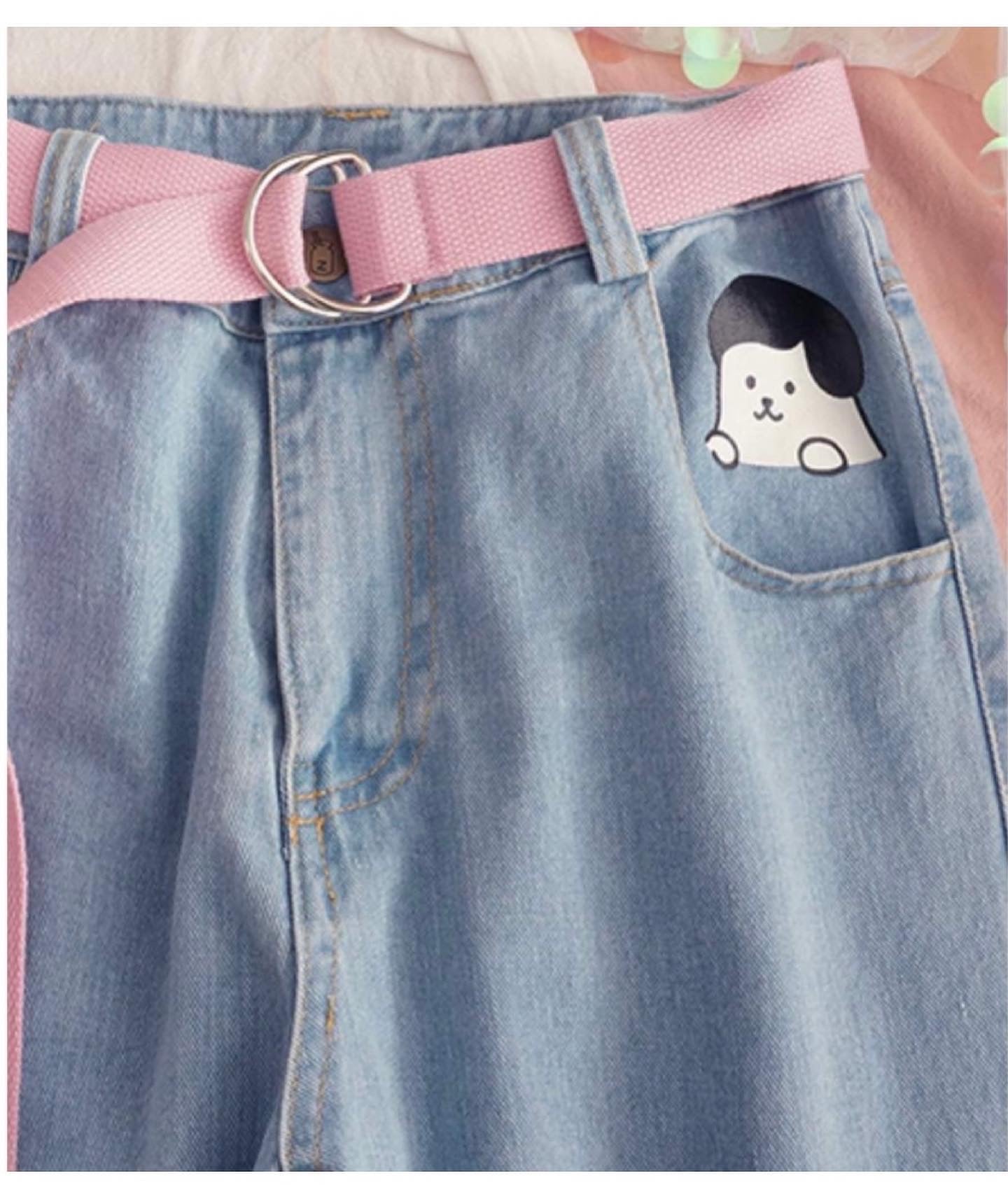 Highwaist Denim Pants