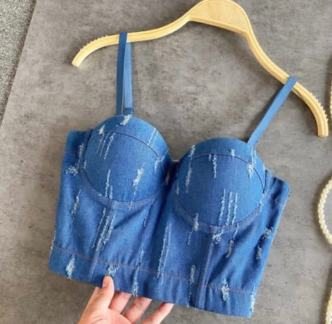 Denim Bustier