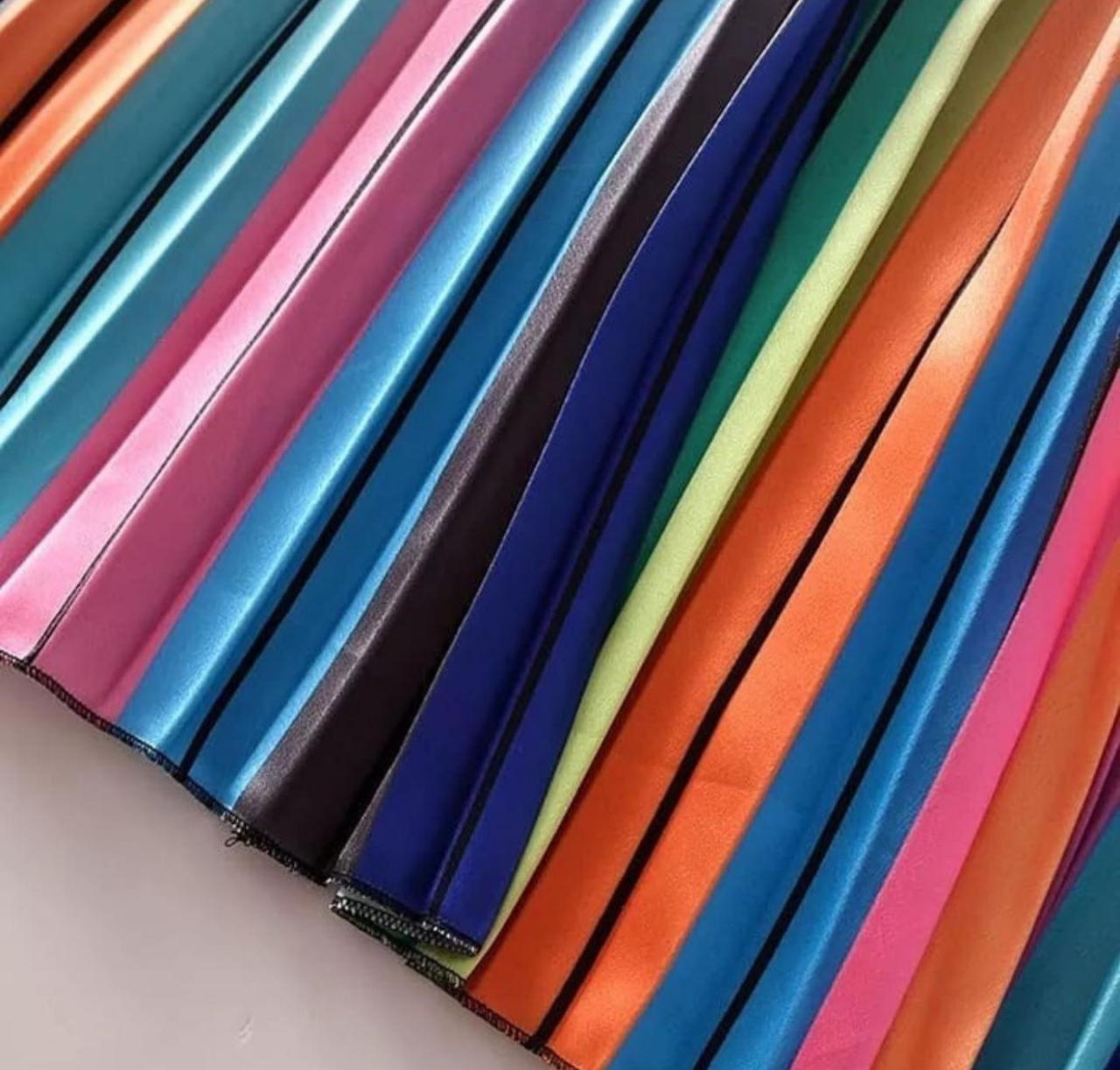 Rainbow Mettalic Skirt
