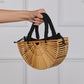 Luxury Half Moon Bamboo Bag