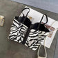Zebra Print Bustier