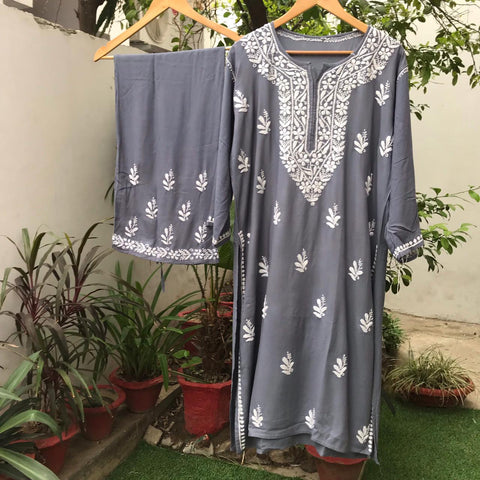 Cotton kurti plazzo sets