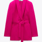 Pink Blazer Pant Set