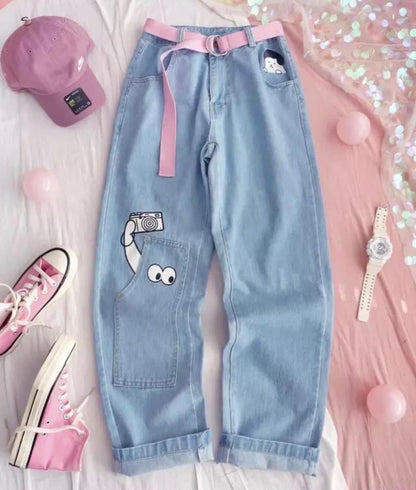 Highwaist Denim Pants