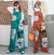 Camouflage Safari Style Overall Jumpsuit