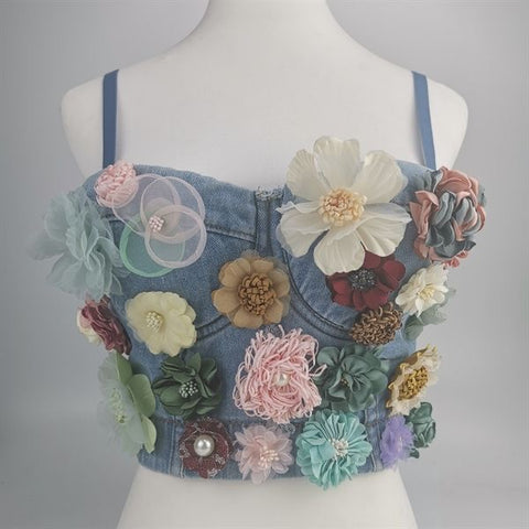 Floral Bustier