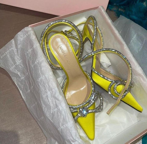 Luxury  Satin Bow Heels