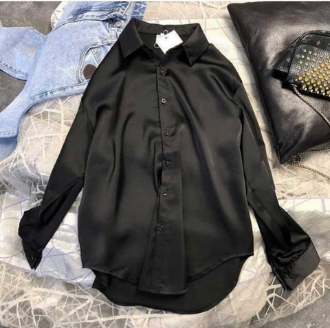 Luxury Satin Silk Shirt