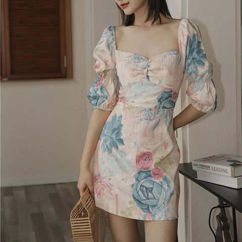 Retro Floral Dress