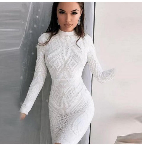 Sequinned Bodycon Dress