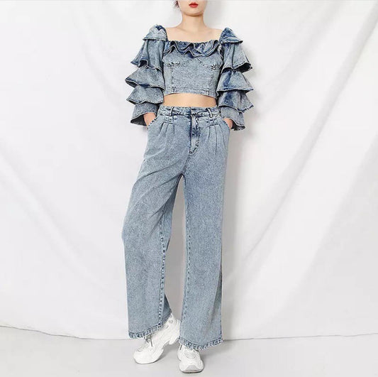 Denim Cords Set