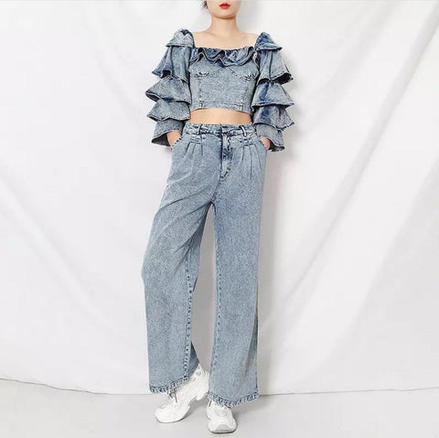 Denim Cords Set