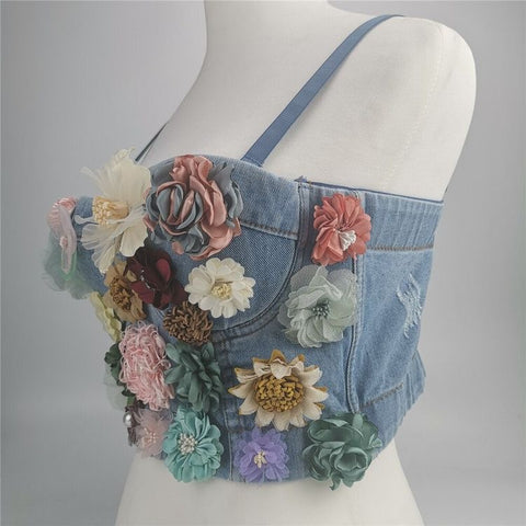 Floral Bustier