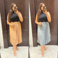 Pleated Skirt With Belt