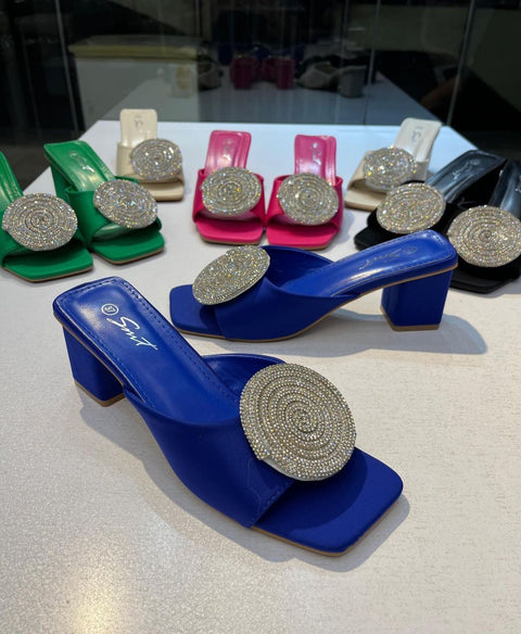 Swarosvki Rope Block Heels